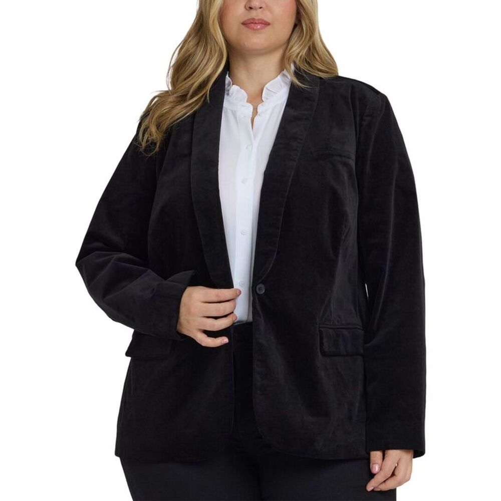 Nydj Womens  Plus Tuxedo Jacket